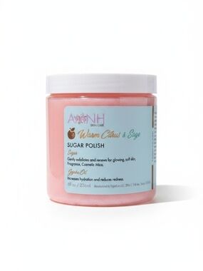 Warm Citrus & Sage Sugar Polish – Exfoliating Body Scrub